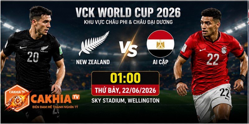 Lịch sử đối đầu của New Zealand VS Ai Cập