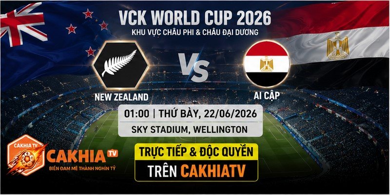 Đội hình dự kiến của New Zealand VS Ai Cập