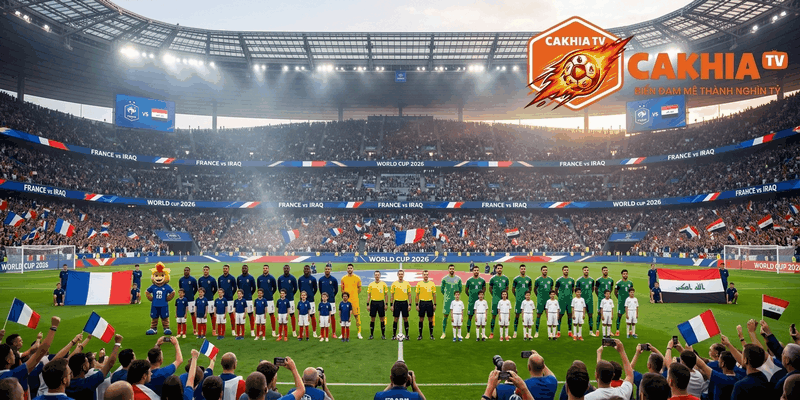 Đội hình dự kiến của Pháp VS Iraq