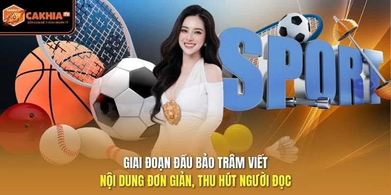 Giai đoạn đầu Bảo Trâm viết nội dung đơn giản, thu hút người đọc.