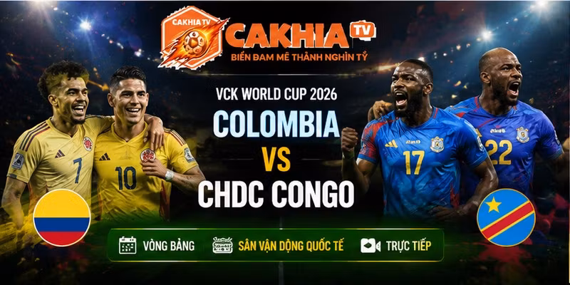 Lịch sử đối đầu của Colombia VS CHDC Congo