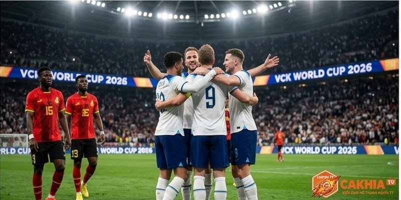 Đội hình dự kiến của Anh VS Ghana